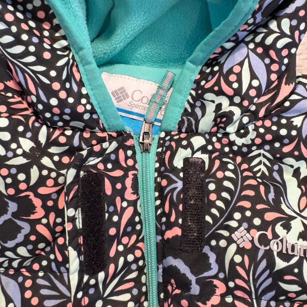 Columbia Snuggly Bunny Down Bunting Snow Suit‎ Floral Print 18-24 Months - Picture 5 of 12